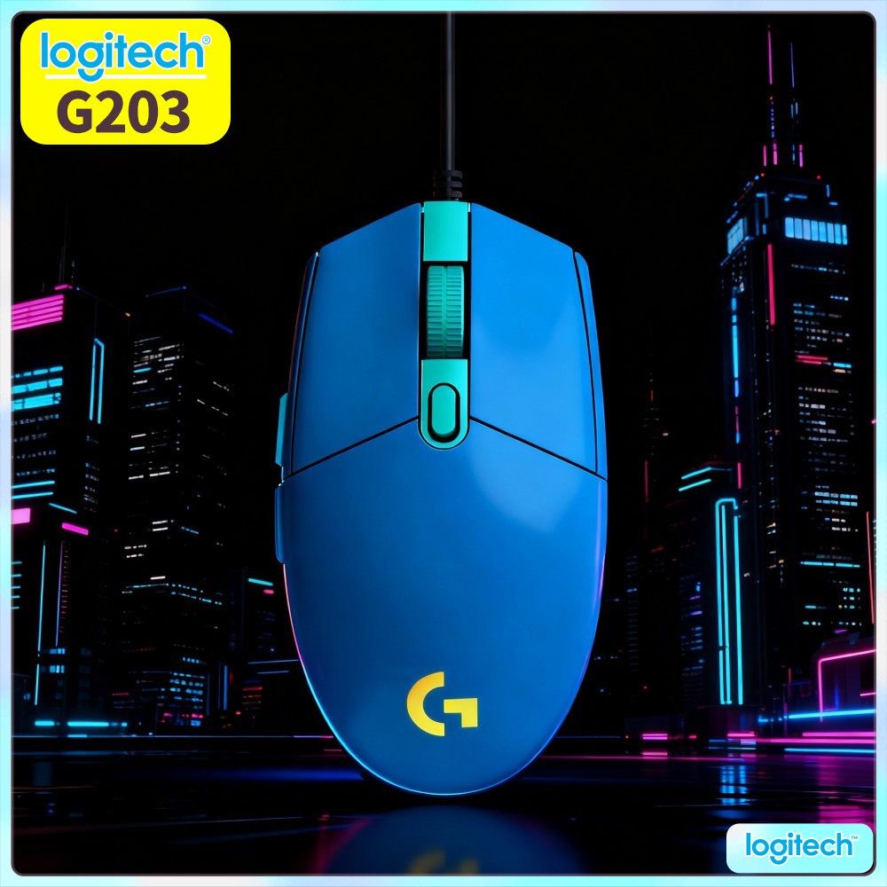 Logitech Mouse G203 - Logitech G203 Wired Gaming Mouse Abundant