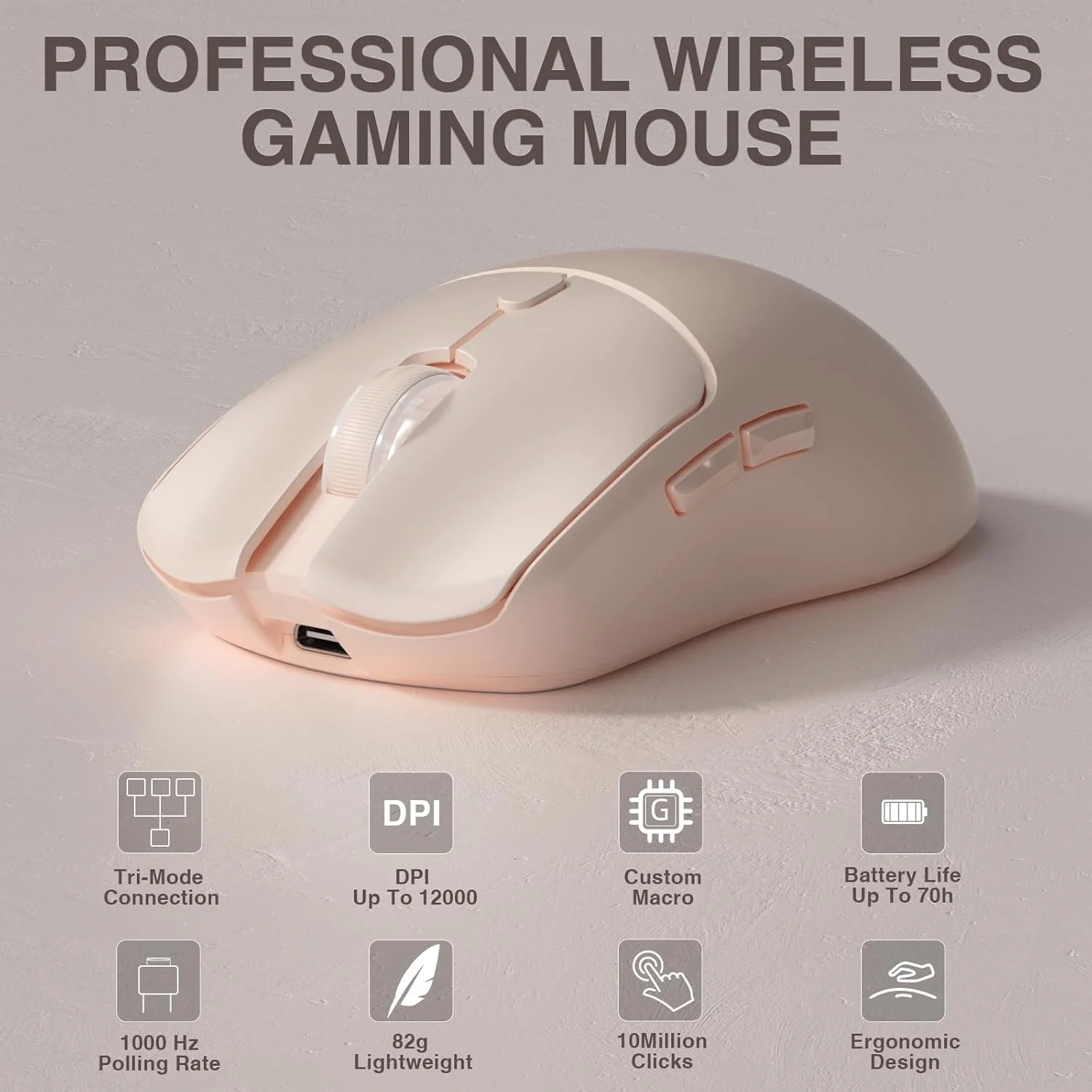 Laptop Accessories Mouse - AULA SC580X Tri-mode Wireless Gaming Mouse
