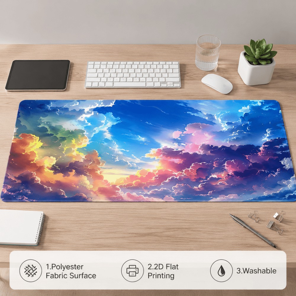 Colorful sunset cloud sky prin - Laptop Accessories Officeworks recension och pris