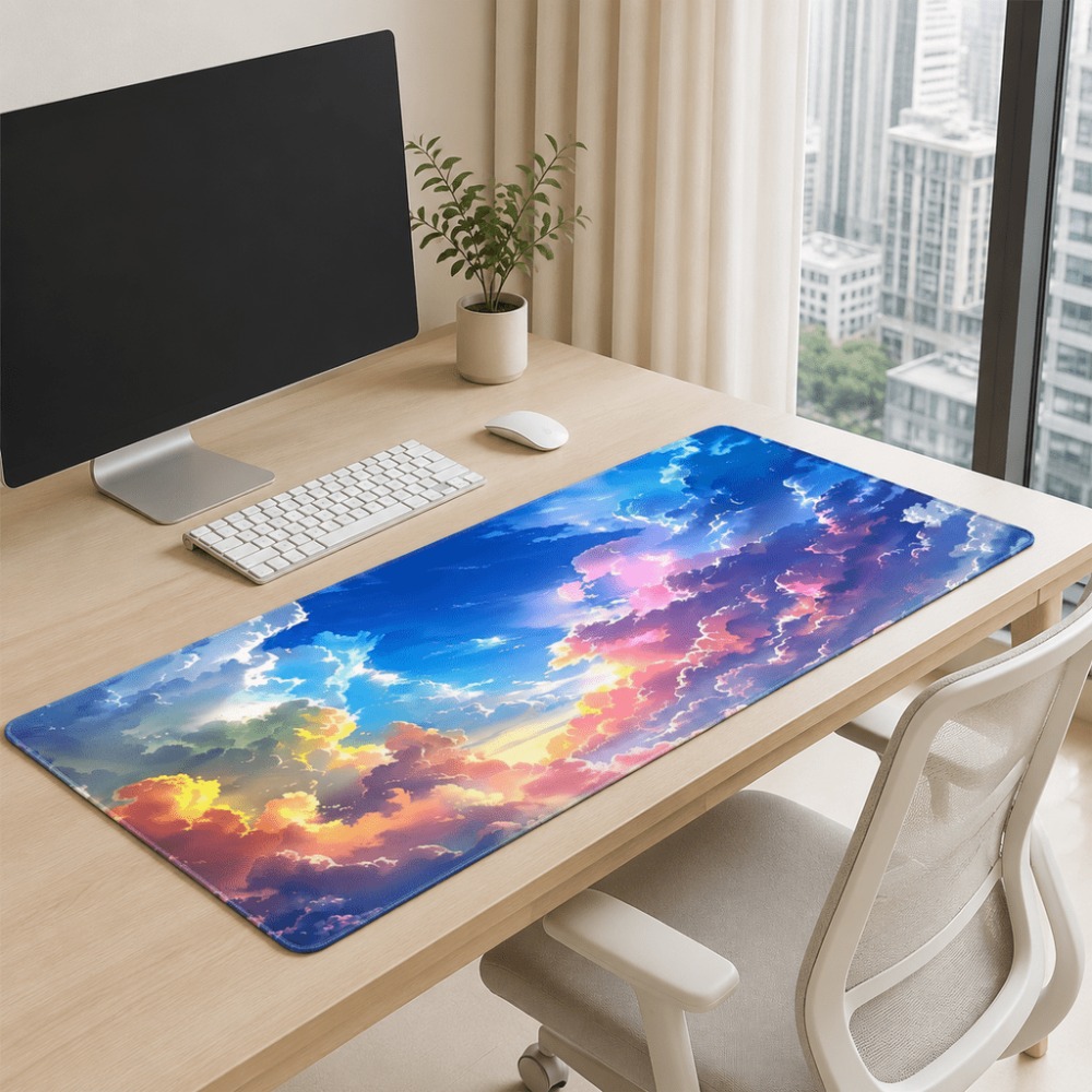 Colorful sunset cloud sky prin - Laptop Accessories Officeworks recension och pris