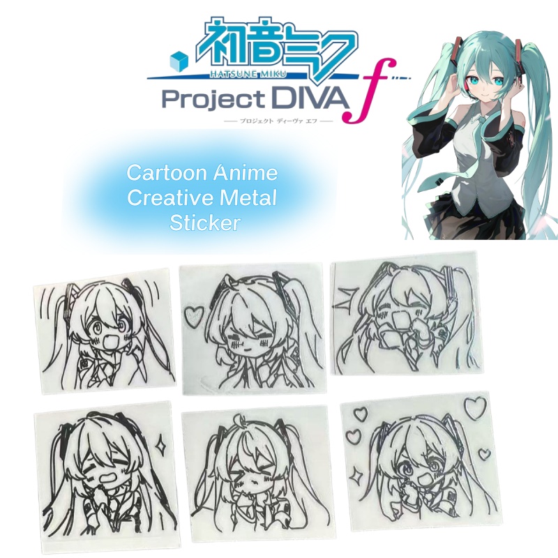 Hatsune Miku cartoon anime cha - Laptop Accessories Decoration recension och pris