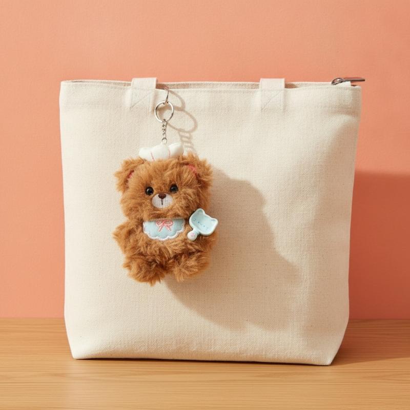 1Pcs Soft Plush Chef Bear Keyc - Laptop Accessories Bag recension och pris