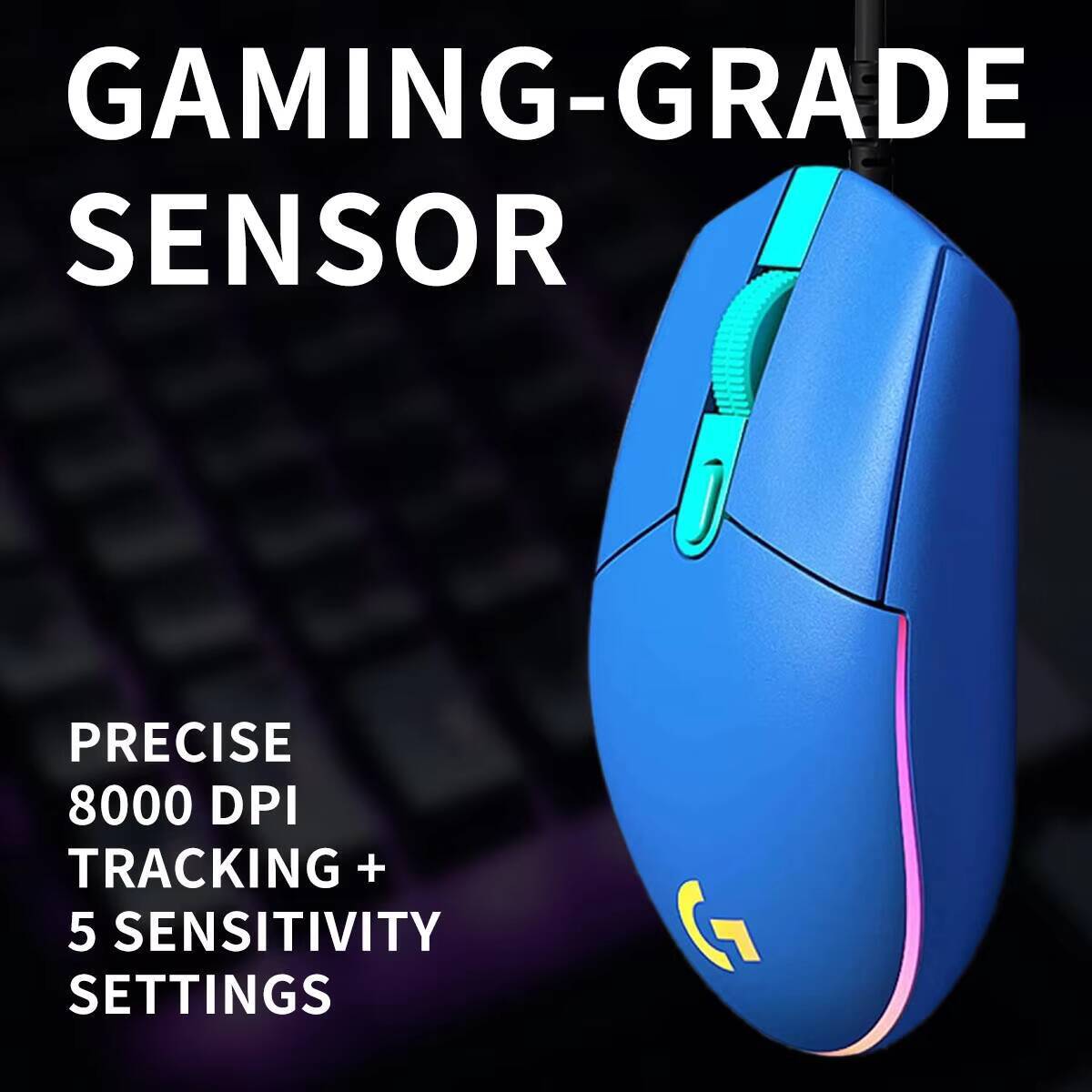 Logitech G203 Prodigy RGB Gami - Logitech Mouse G203 recension och pris