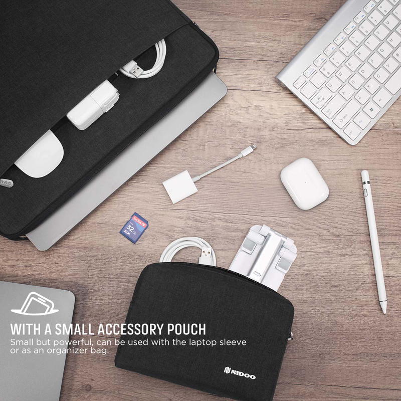 NIDOO Waterproof Laptop Sleeve - Laptop Accessories Organizer Bag recension och pris