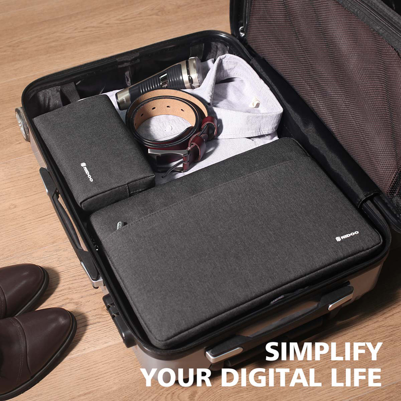NIDOO Waterproof Laptop Sleeve - Laptop Accessories Organizer Bag recension och pris