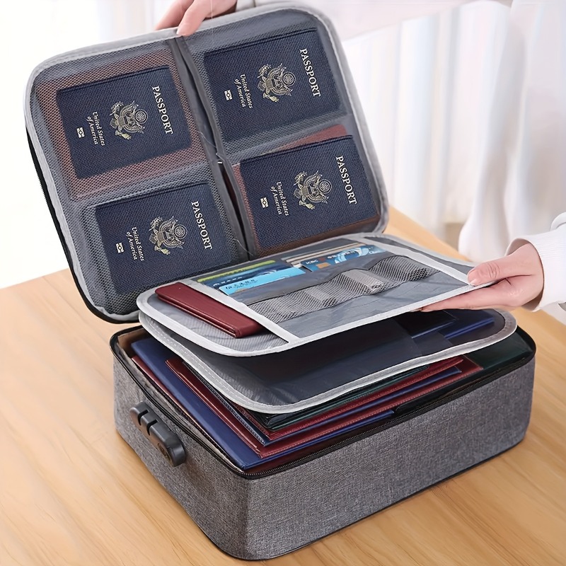 Lockable File Storage Bag,3-La - Laptop Accessories Organizer Bag recension och pris