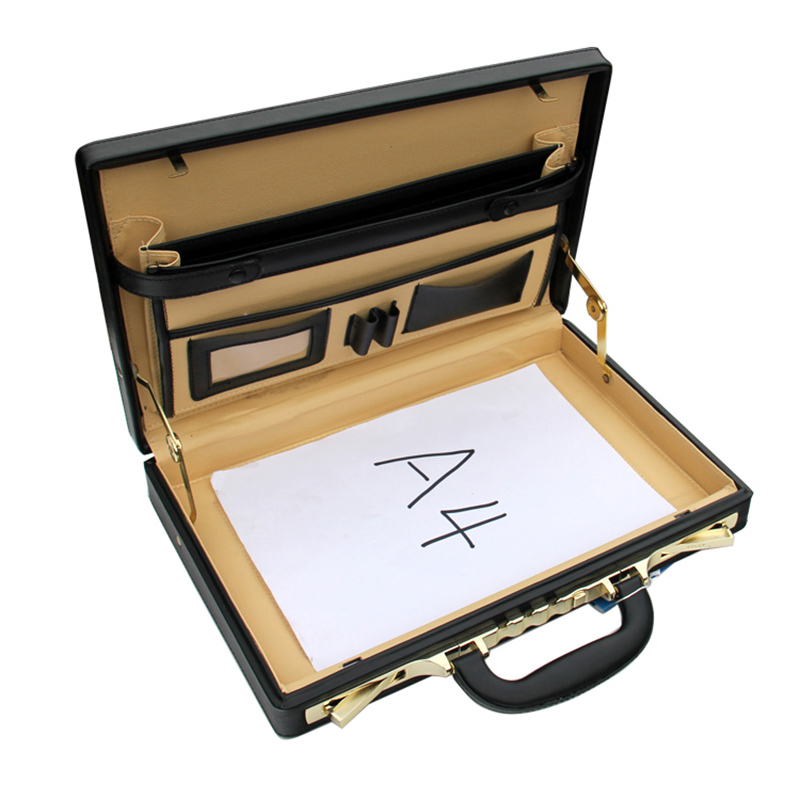 Luxury PU Leather Rolling Lugg - Laptop Accessories Organizer Bag recension och pris