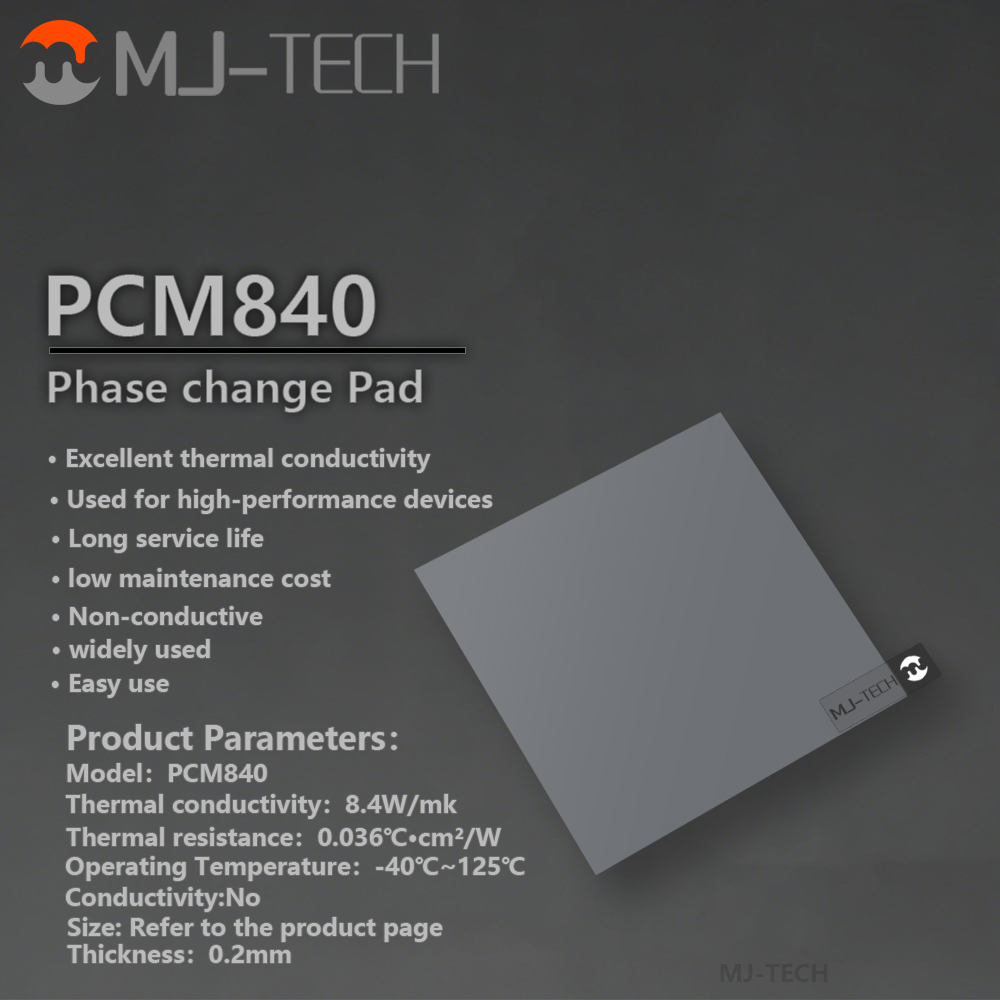 MJ-TECH PCM840 Phase Change Pa - Laptop Cooling Pad recension och pris