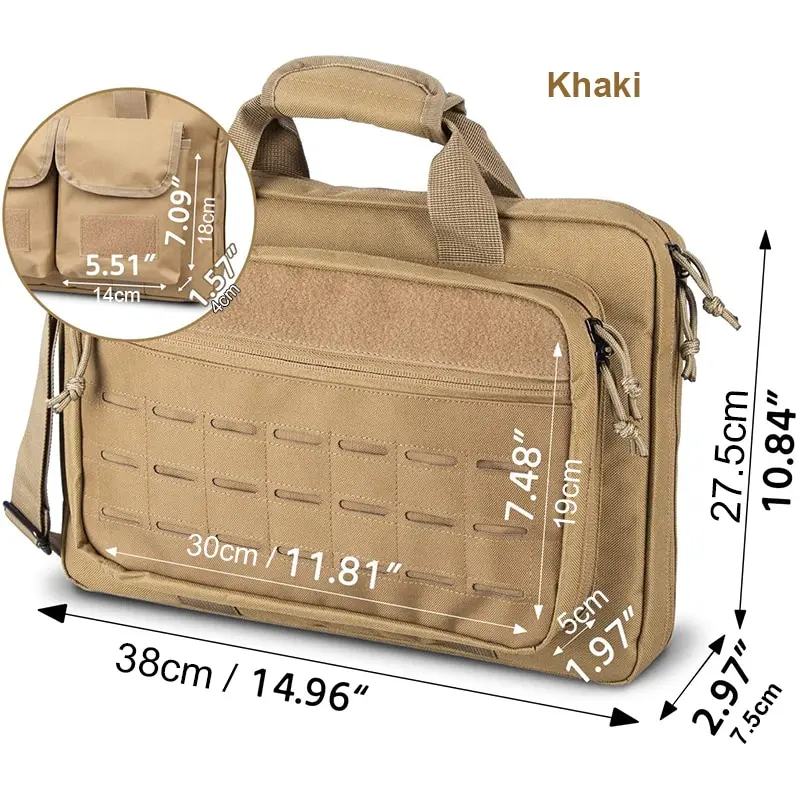 Lockable Tactical Gun Bag with - Laptop Accessories Box recension och pris