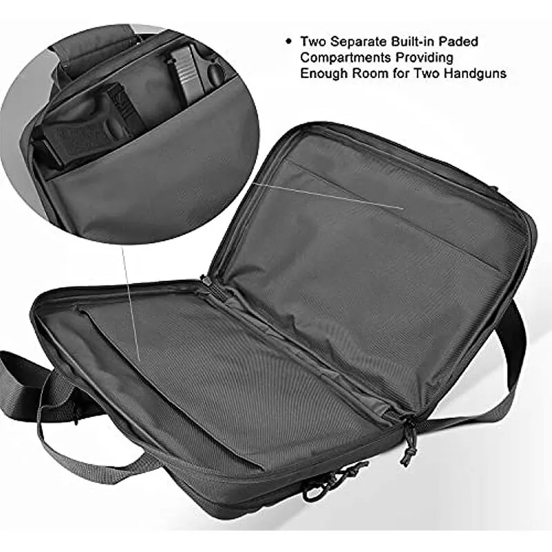 Lockable Tactical Gun Bag with - Laptop Accessories Box recension och pris