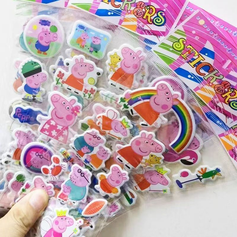 Peppa Pig cartoon sticker note - Laptop Accessories Decoration recension och pris