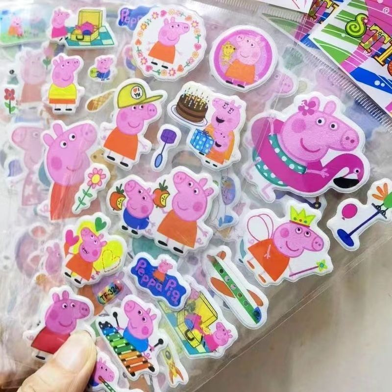 Peppa Pig cartoon sticker note - Laptop Accessories Decoration recension och pris