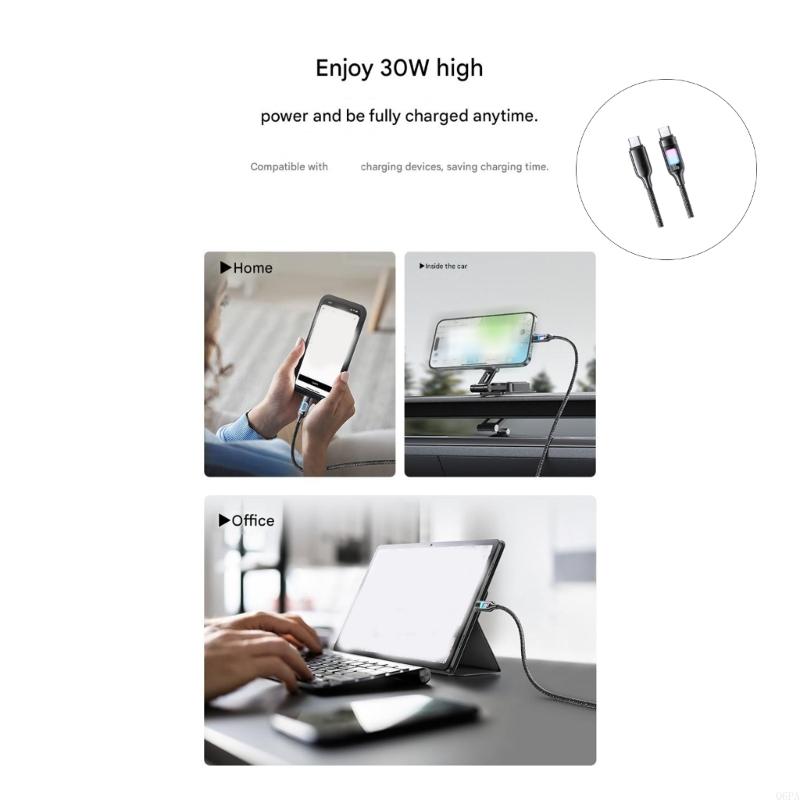 Q6PA USB C Charging Cable 30W  - Laptop Open Accessories recension och pris