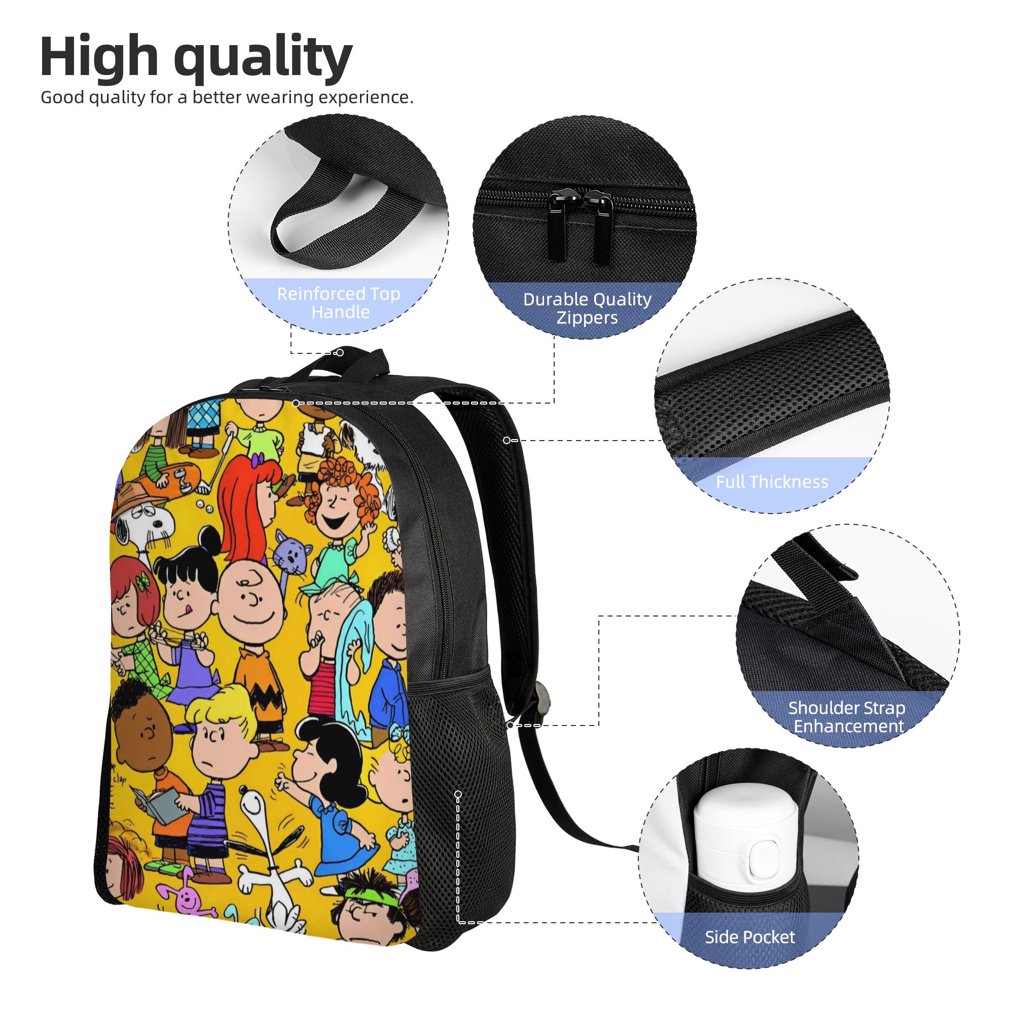 Snoopy Peanuts Fashion Backpac - Laptop Accessories Bag recension och pris