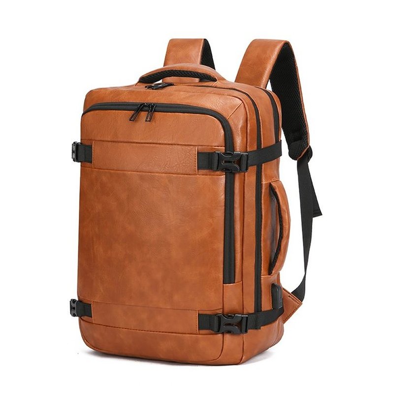 2027 NEW  Men Backpack PU Leat - Laptop Accessories Bag recension och pris