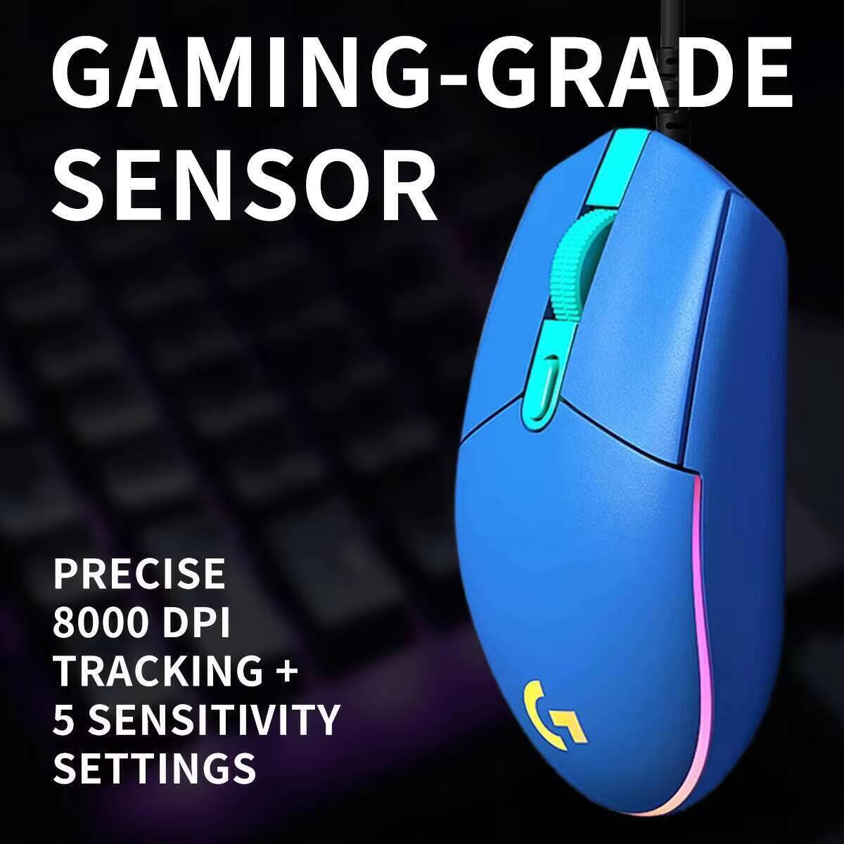 Logitech G203 Wired Mouse for  - Logitech Mouse G203 recension och pris