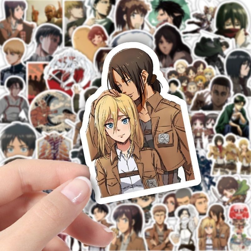 60Pcs Attack on Titan Anime St - Laptop Accessories All recension och pris