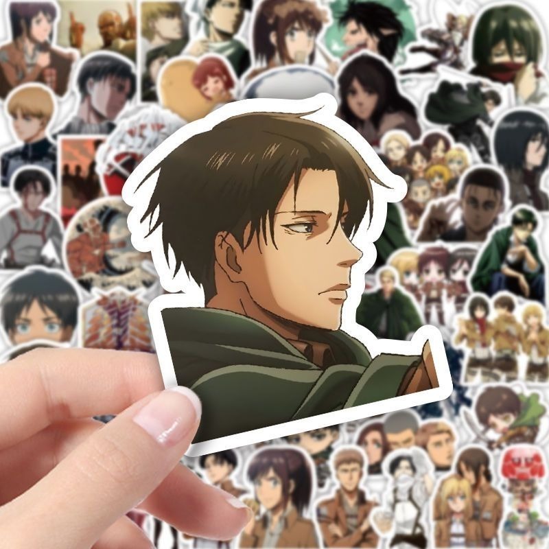 60Pcs Attack on Titan Anime St - Laptop Accessories All recension och pris