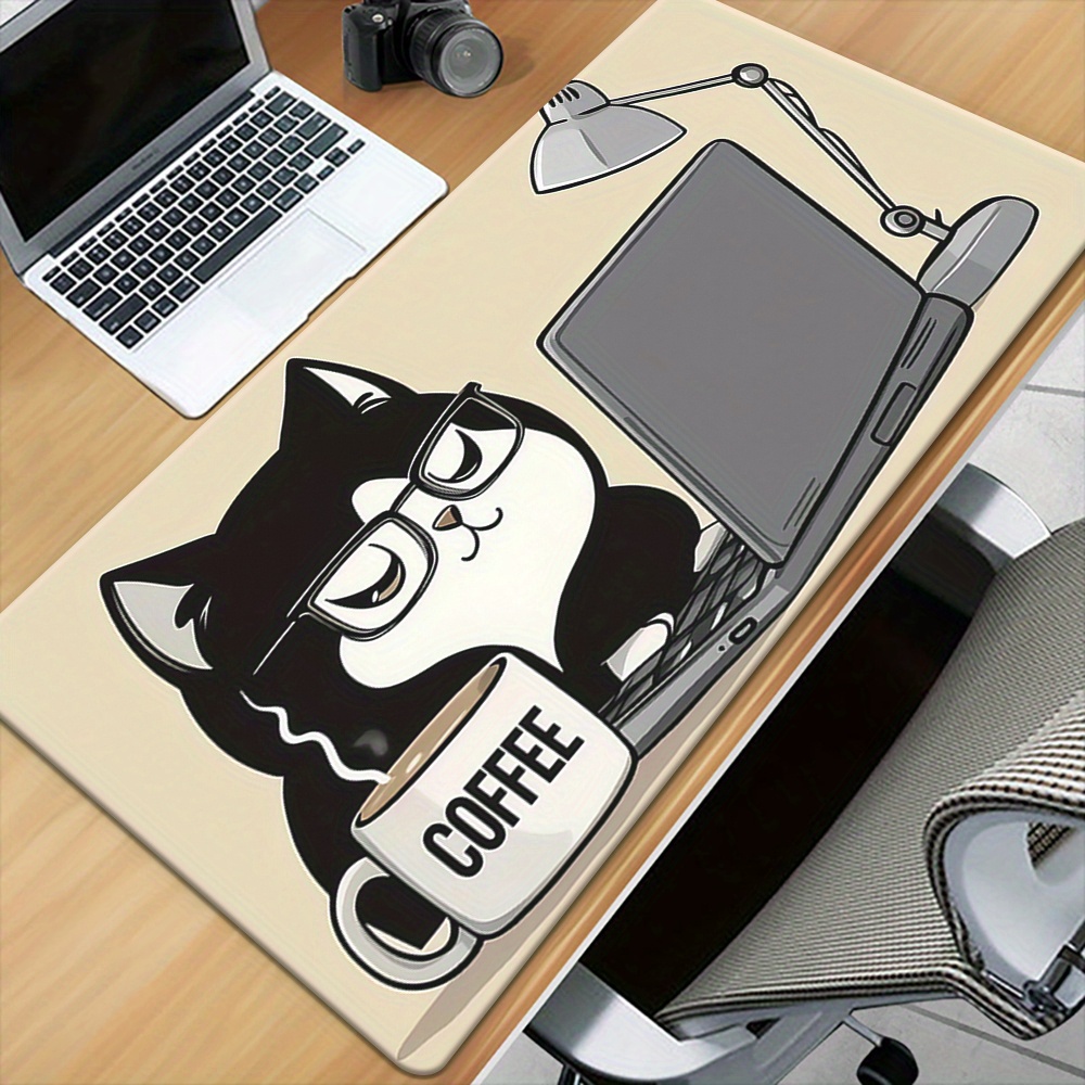 Cute Coffee Cat Working On Lap - Laptop Accessories Officeworks recension och pris