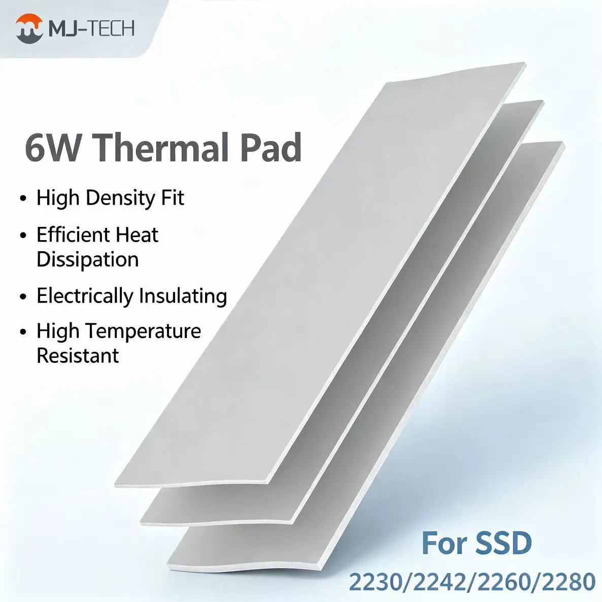 MJ-TECH 6W/mK Thermal Pad Non- - Laptop Cooling Pad recension och pris