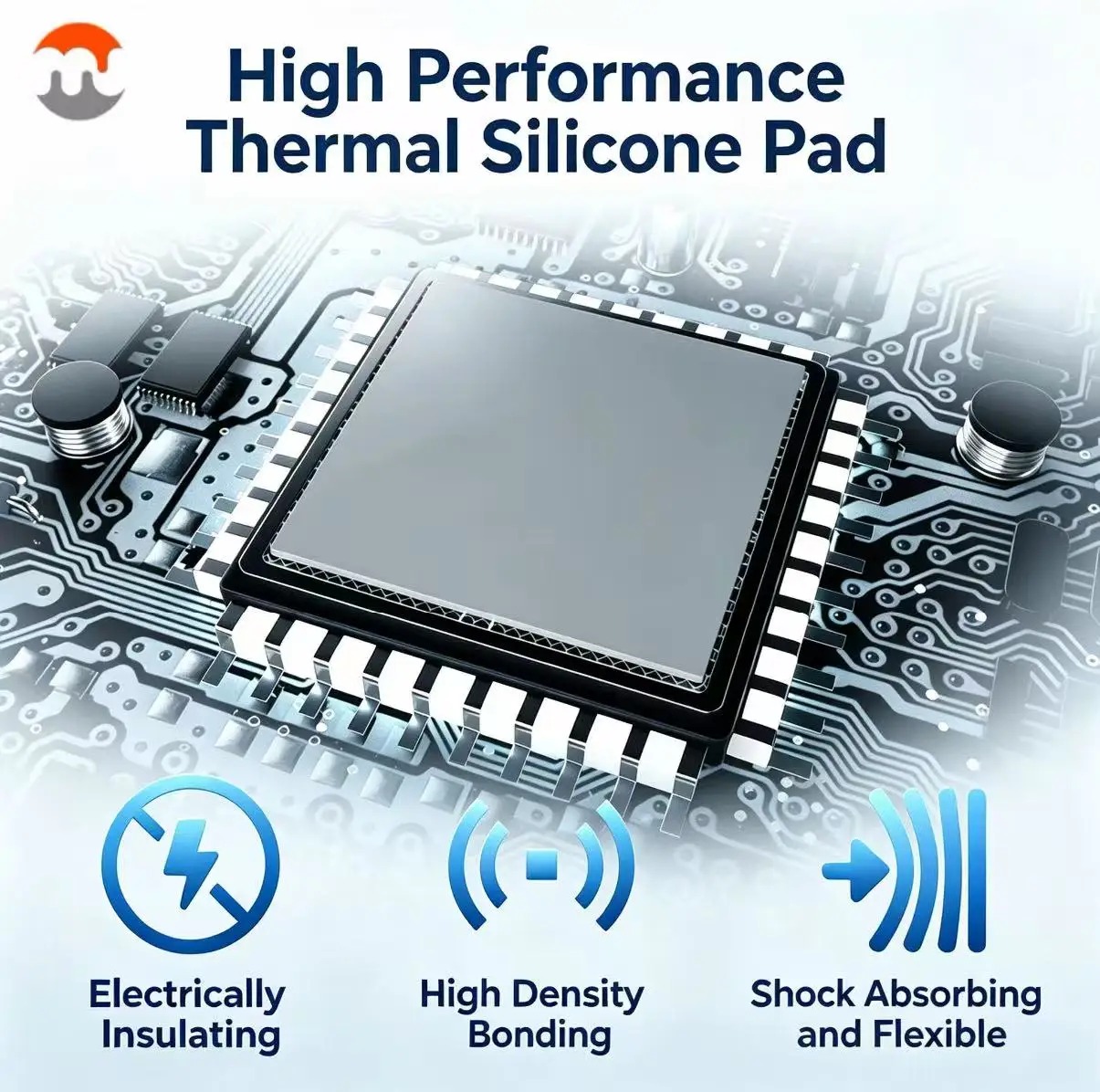 MJ-TECH 6W/mK Thermal Pad Non- - Laptop Cooling Pad recension och pris
