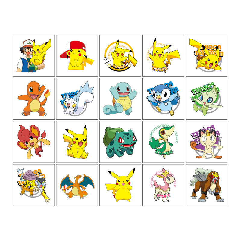 5*5cm 20pcs Pokemon Pikachu Ta - Laptop Accessories All recension och pris