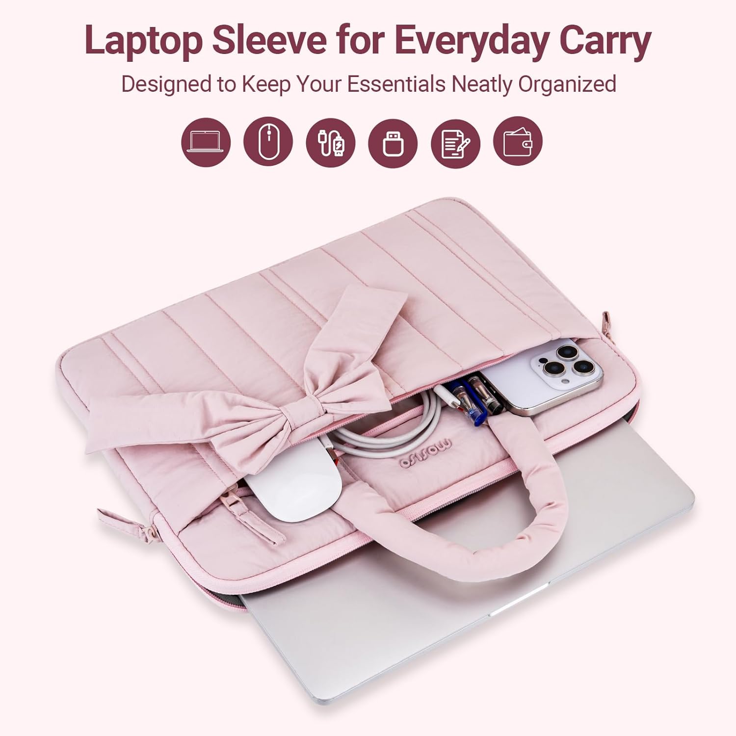 Laptop Case 13 13.3 14 15 inch - Laptop Accessories Organizer Bag recension och pris