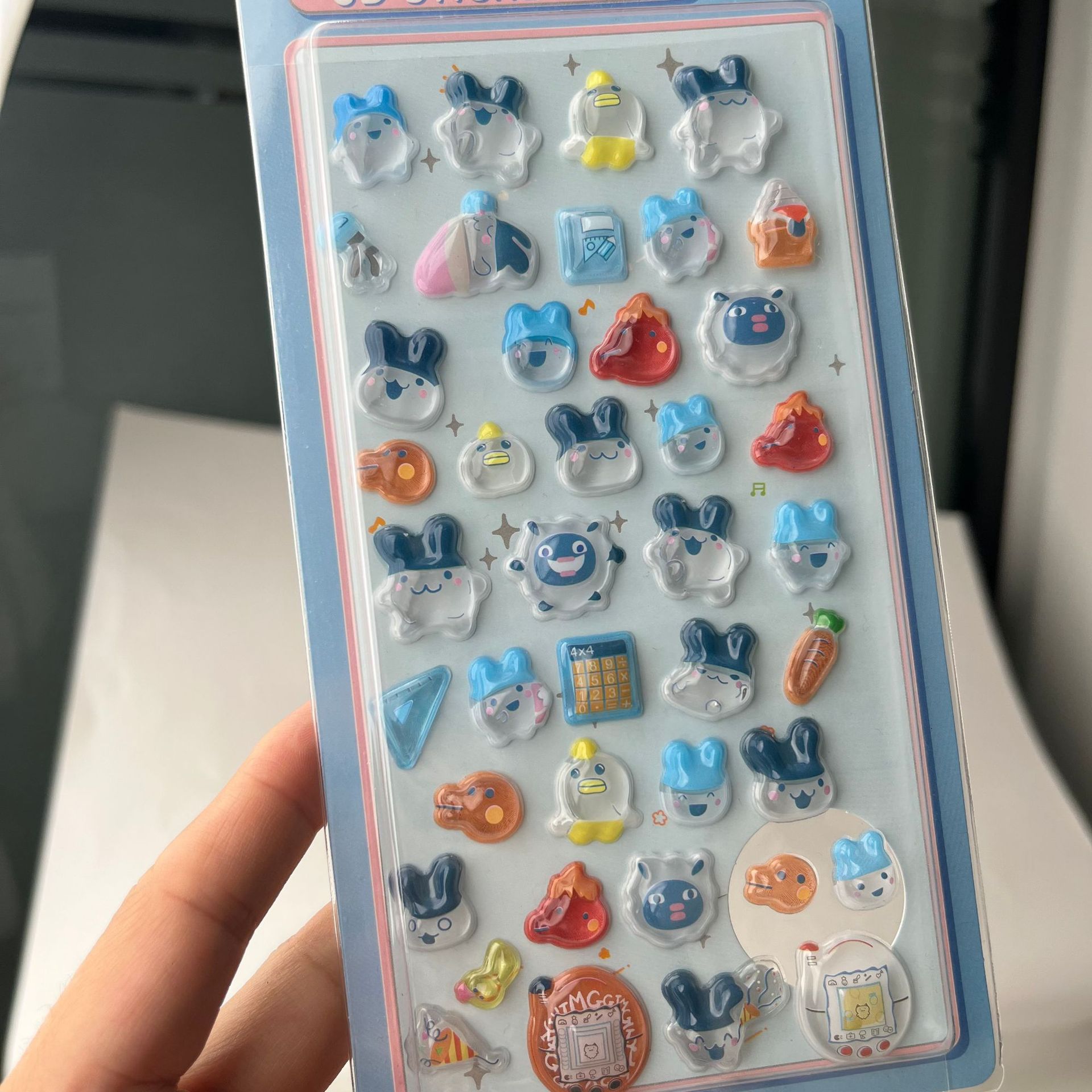 Cute Tamagotchi 3D Puffy Stick - Laptop Accessories All recension och pris