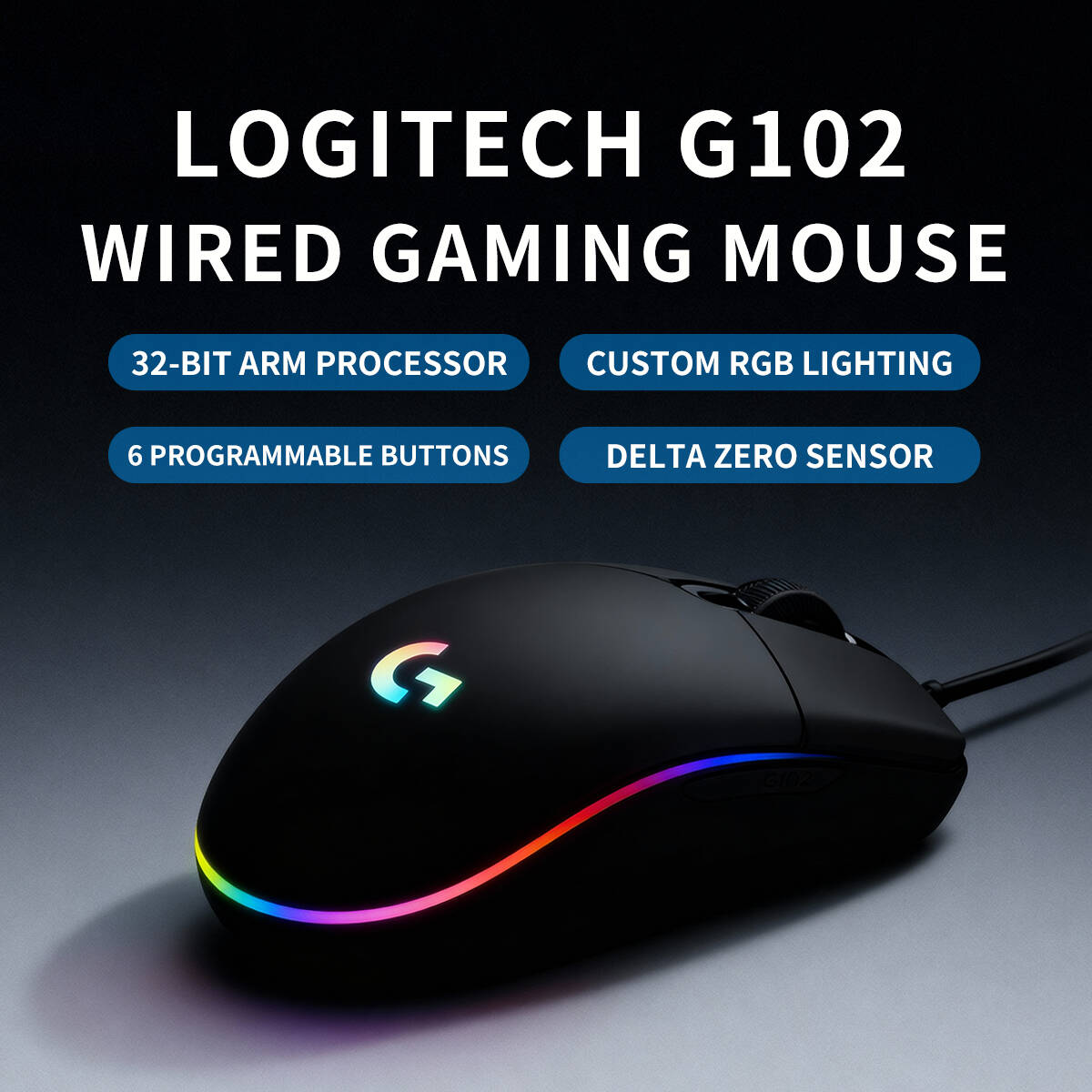 Logitech G102 Prodigy Gaming M - Logitech Mouse G203 recension och pris