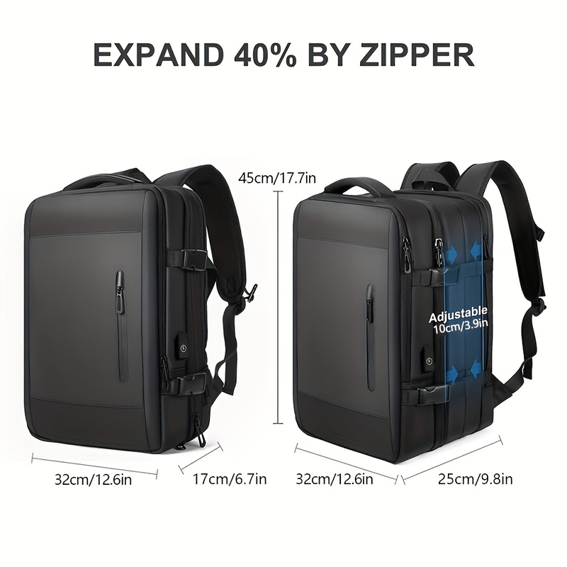 180 °   Box Opening Travel Bac - Laptop Accessories Organizer Bag recension och pris