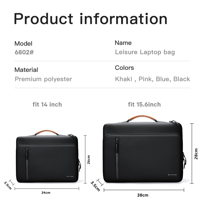 BANGE Protective Laptop Sleeve - Laptop Accessories Organizer Bag recension och pris