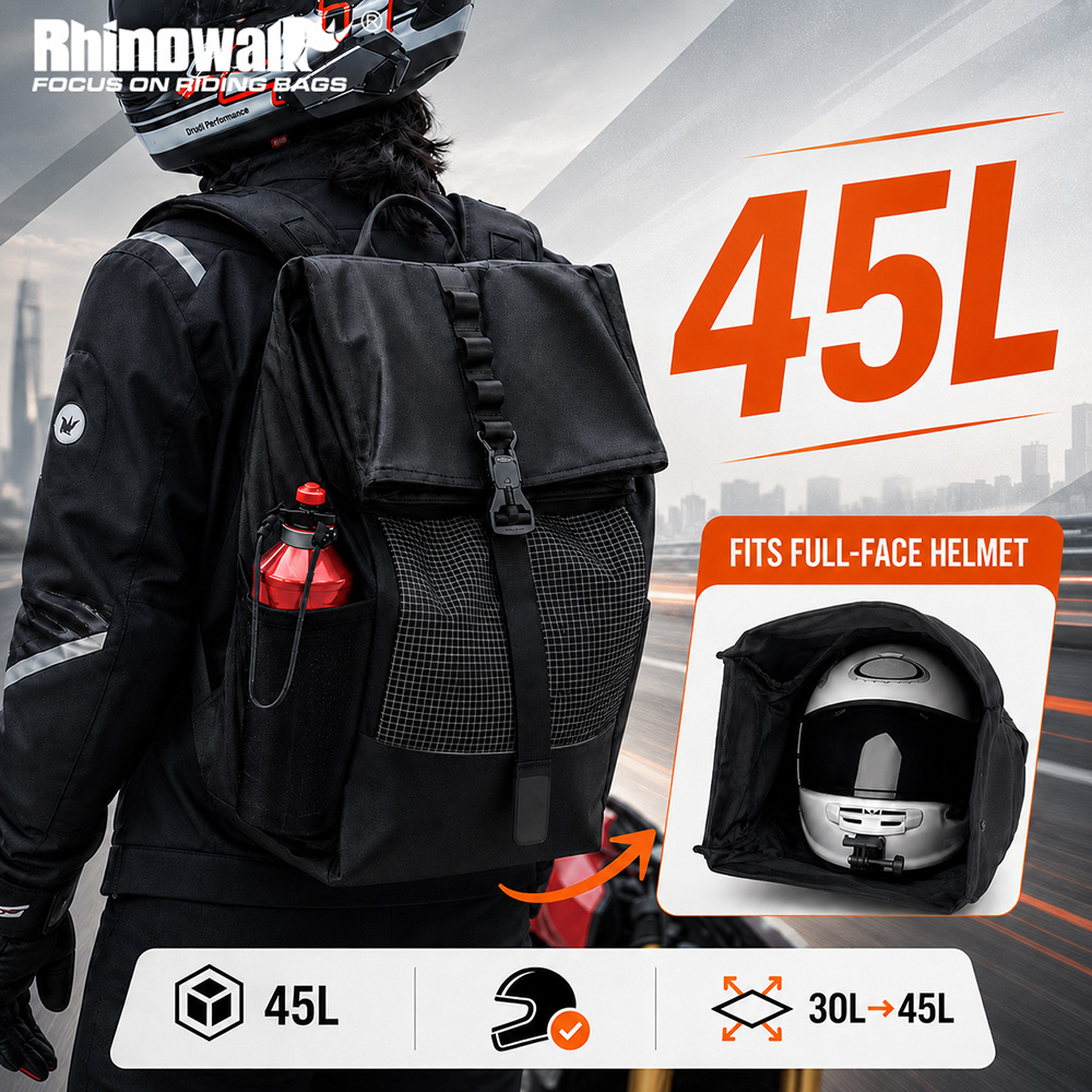 Rhinowalk Motorcycle Helmet Ba - Laptop Accessories Bag recension och pris