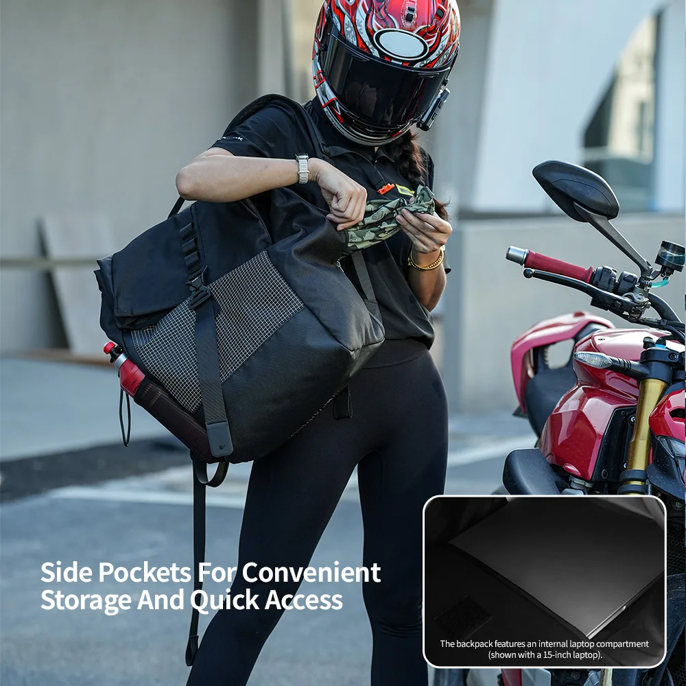 Rhinowalk Motorcycle Helmet Ba - Laptop Accessories Bag recension och pris