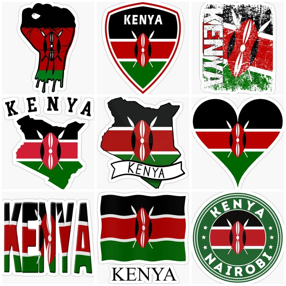 Kenya Flag Map Emblem Creative - Laptop Accessories Kenya recension och pris